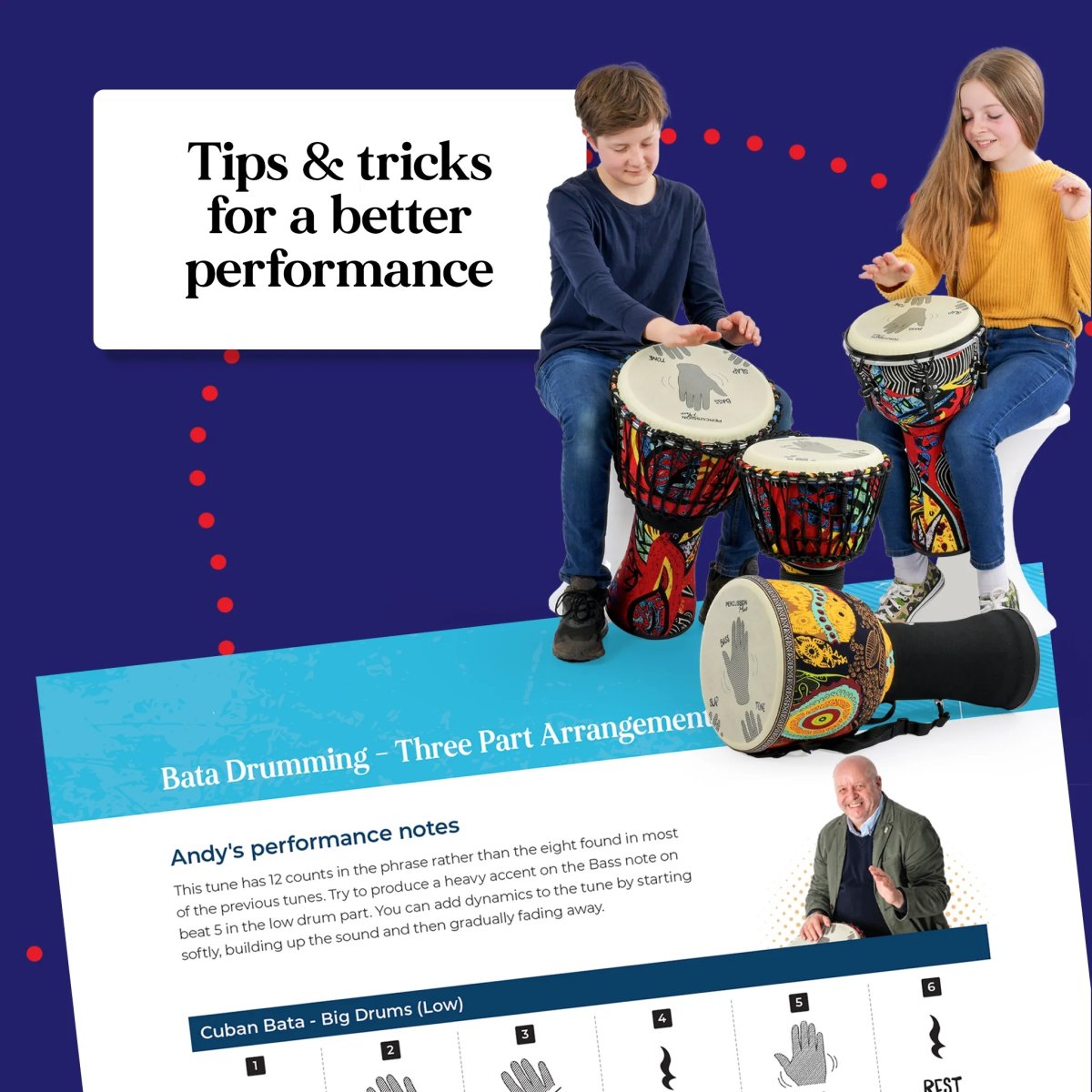 SLAP DJEMBE Slap Djembe Müfredat Kitabı Harmonia Music Store